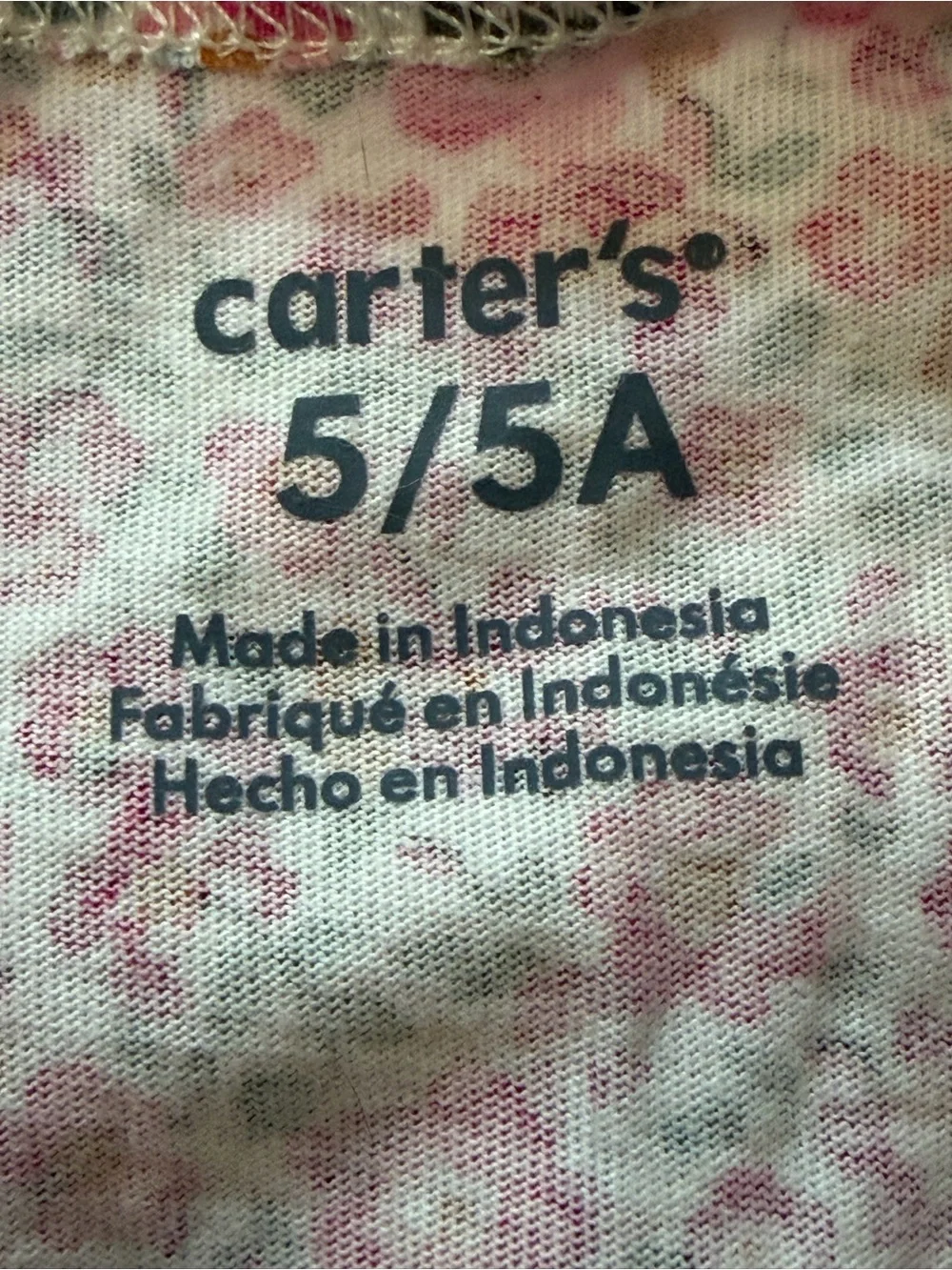 Carter’s Girls Floral Dress Size 5